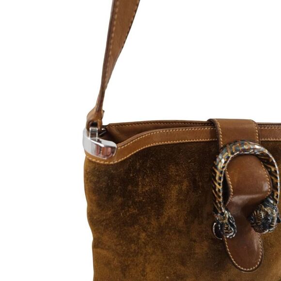 Rare Vintage Gucci Collector Tan Suede Dionysus Bag - Picture 4 of 7